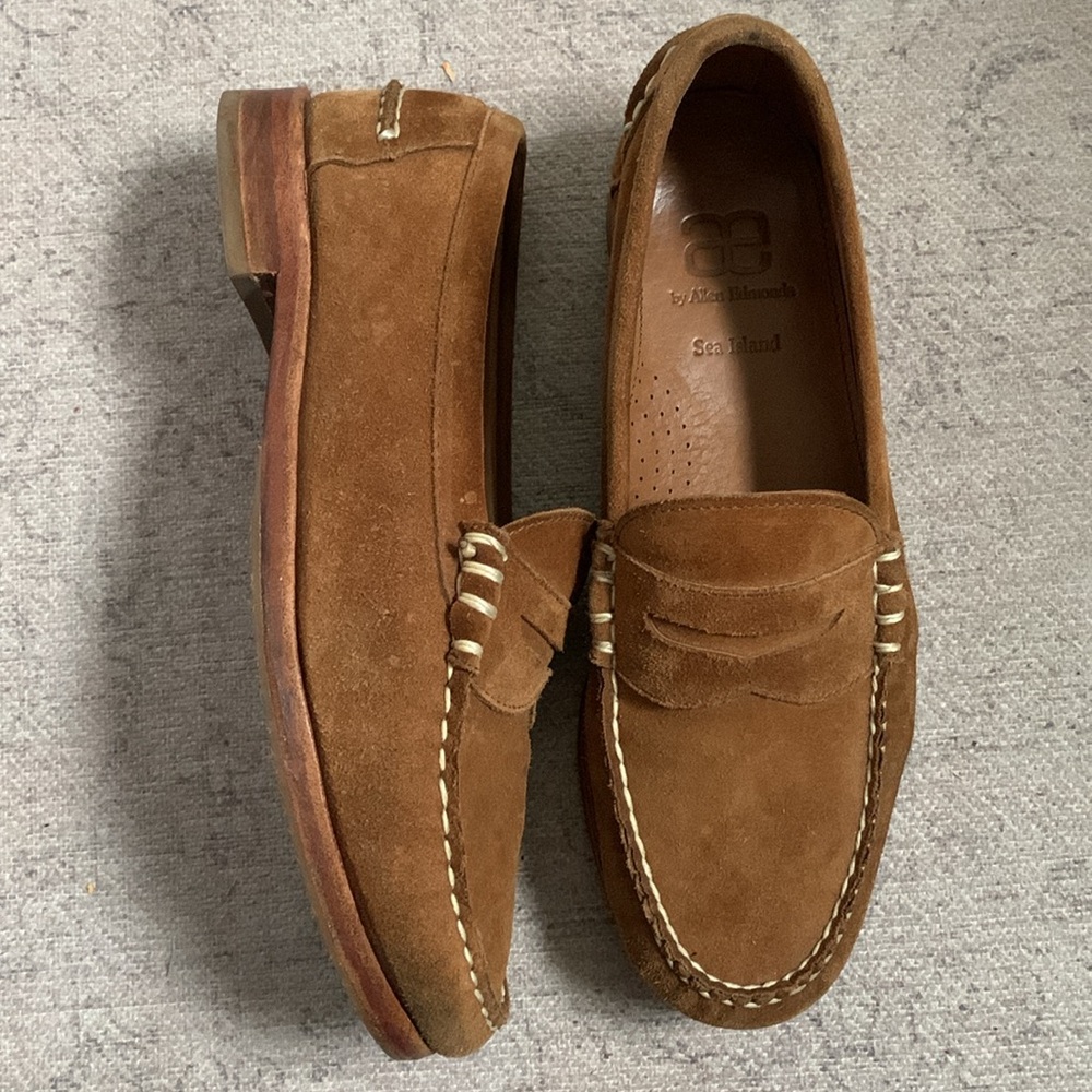 Allen Edmonds Brown Moccasin Loafers Slip-On